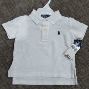 Polo Ralph Lauren 9M White Infant Polo Shirt